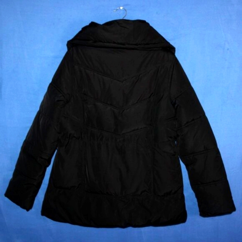 Rocawear Classic Puffer Jacket Black - Leopard Print Lining - Picture 8 of 9